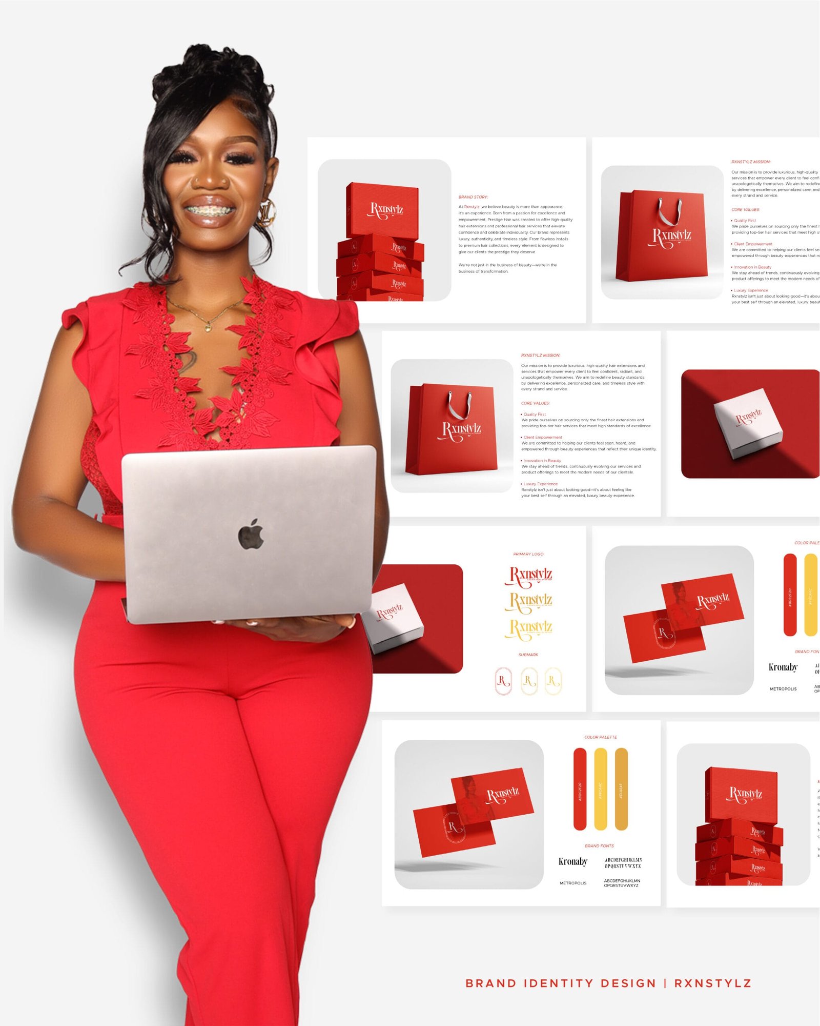 Text Based Brand Identity Suite