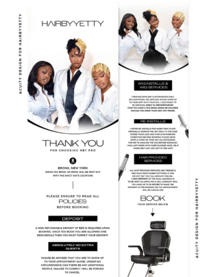 Custom Acuity Site Design