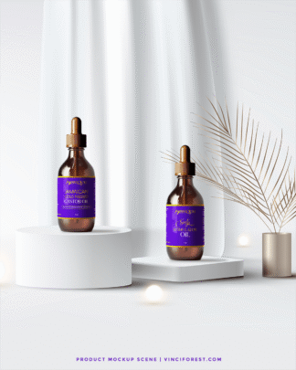 Product Label + Mock-up (Design Only)