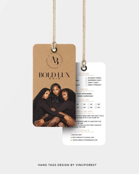 Hang Tags (Design Only)