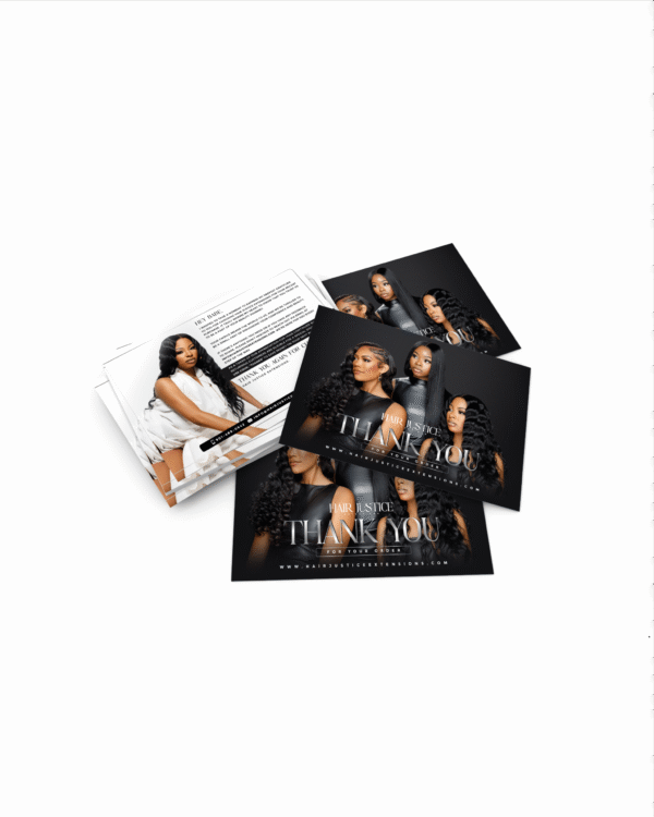 Thank You Card (Design Only) – Vinci Forest