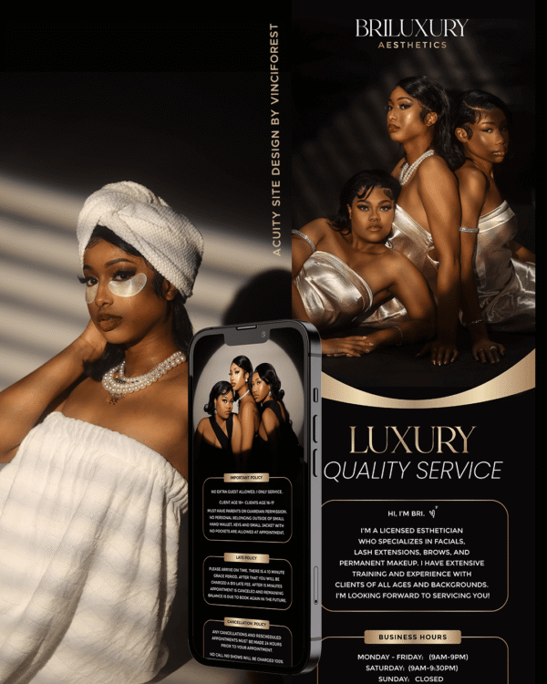 Custom Acuity Site Design